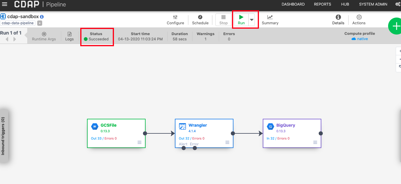 CDAPのパイプラインをローカルで作成し、Cloud Data Fusionで実行する - RHYTHM TECH BLOG